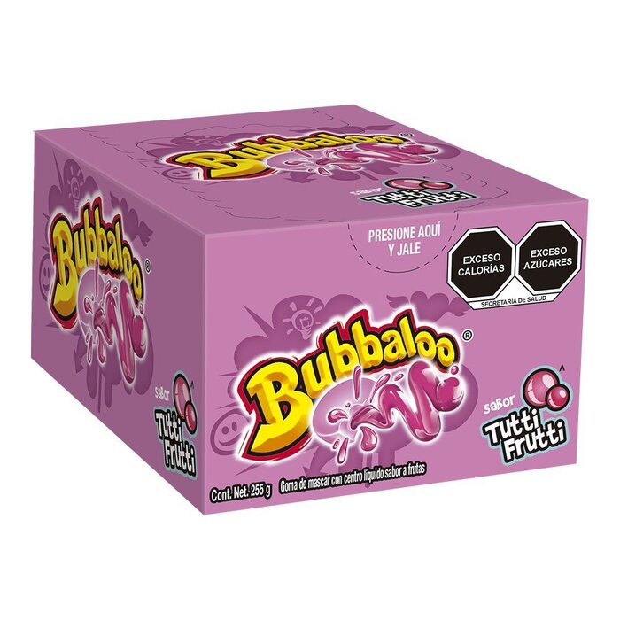 CHICLE BUBBALOO C/47 PIEZAS TUTTI FRUTTI