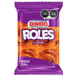 PAN ROLES CANELA BIMBO 365 GR