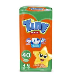 PAÑAL TINY GRANDE CON 40 PIEZAS