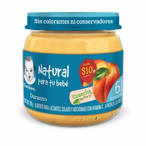 GERBER 2A ETAPA 100 GR DURAZNO