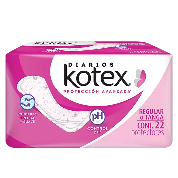 PANTI PROTECTOR KOTEX CON 22 PIEZAS