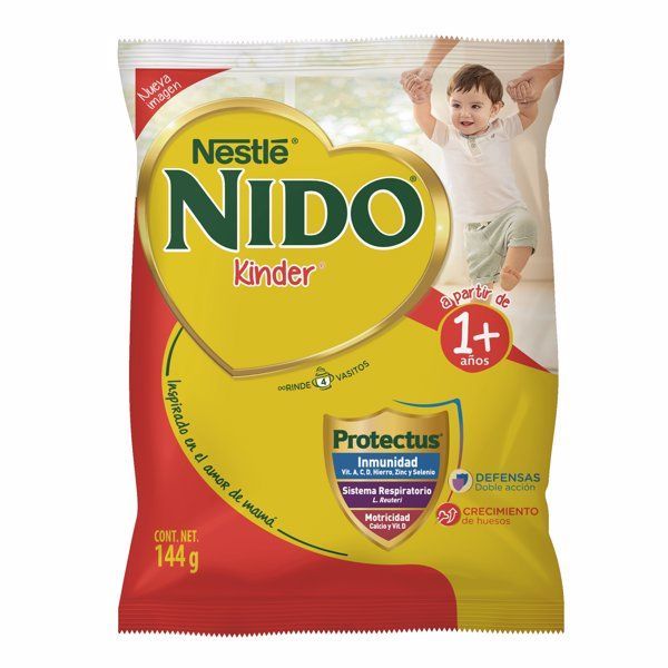 LECHE EN POLVO NIDO KINDER 144 GR