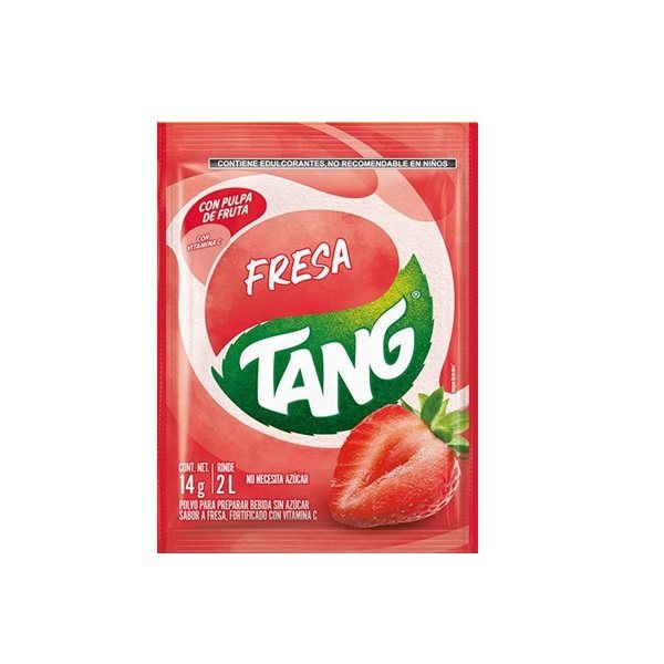 TANG BEBIDA EN POLVO FRESA SOBRE