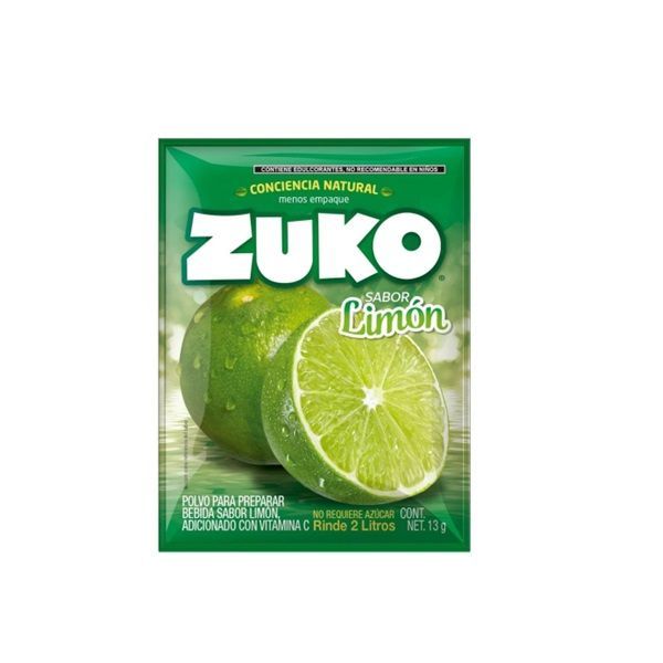 ZUKO BEBIDA EN POLVO LIMON SOBRE