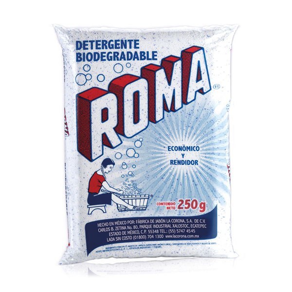 DETERGENTE POLVO ROMA 250 GR