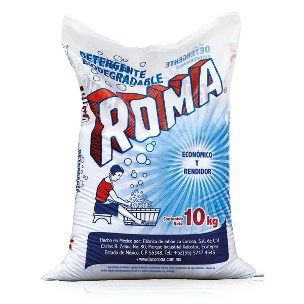 DETERGENTE POLVO ROMA 10 KILOS