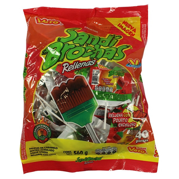 DULCE SANDI BROCHAS RELLENAS C/40 PZ