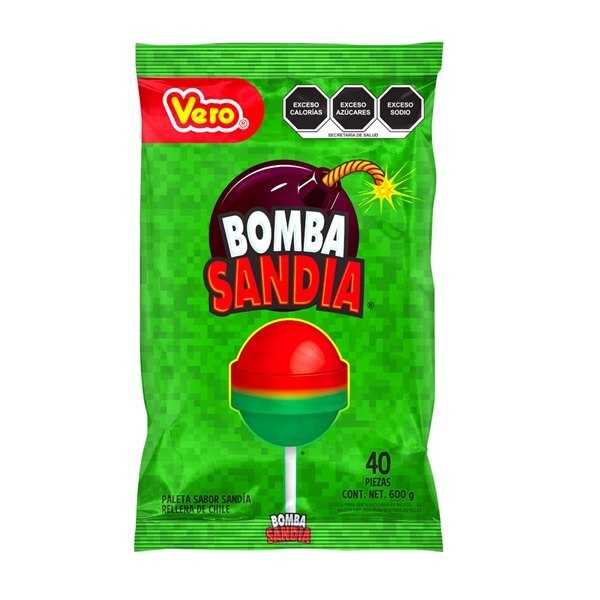 PALETA BOMBA CHILE SANDIA VERO C/40 PZ