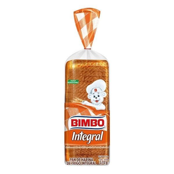 PAN INTEGRAL BIMBO CHICO 370 GR