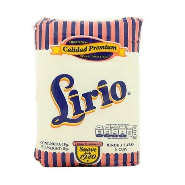 MANTECA LIRIO 1 KILOGRAMO