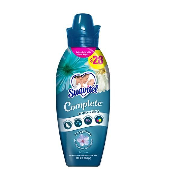 SUAVIZANTE SUAVITEL COMPLETE 700 ML ACQUA