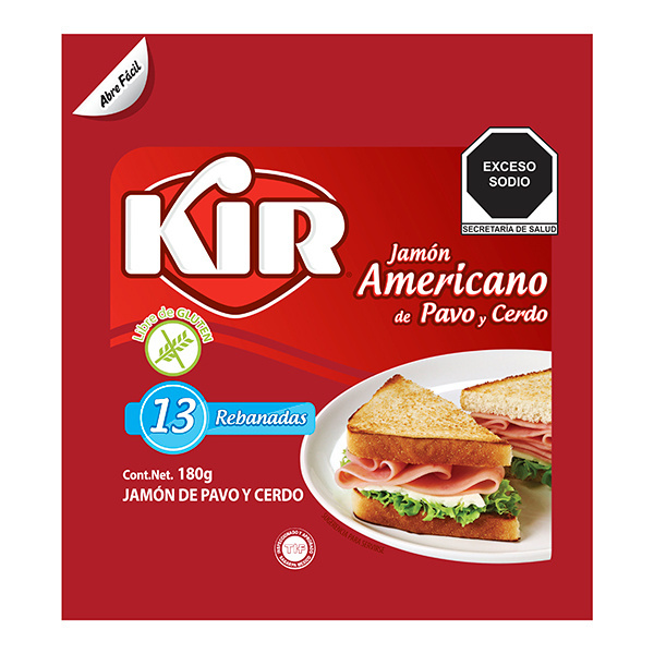 JAMON AMERICANO KIR 180 GR