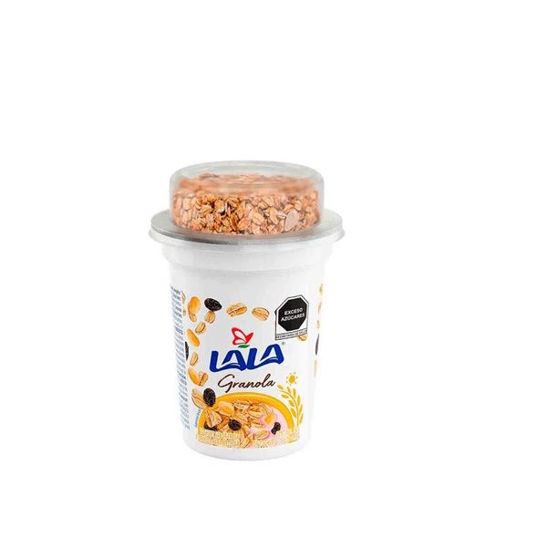 YOGHURT LALA BATIDO 190 GR FRESA CON GRANOLA