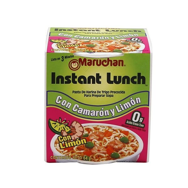 SOPA MARUCHAN 64 GR CAMARON Y LIMON