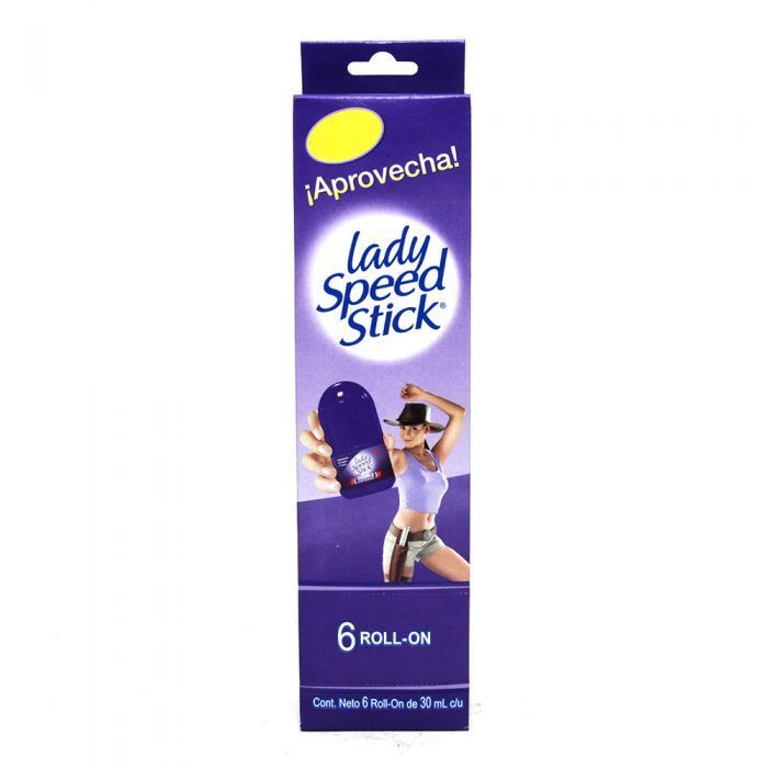 DESODORANTE LADY SPEED ROLL ON FLORAL EXH C/6 DE 30 ML