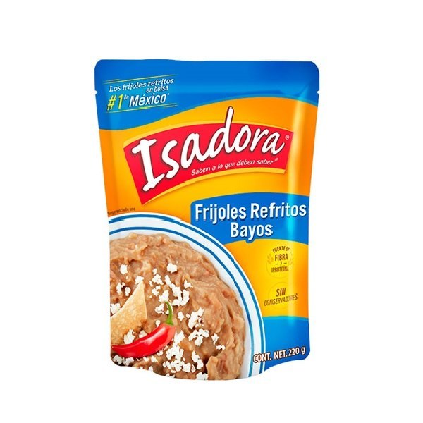 FRIJOL ISADORA REFRITOS BAYOS 220 GR