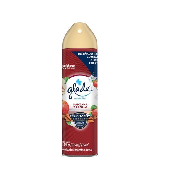 AROMATIZANTE GLADE MINI 275 ML MANZANA/CANELA