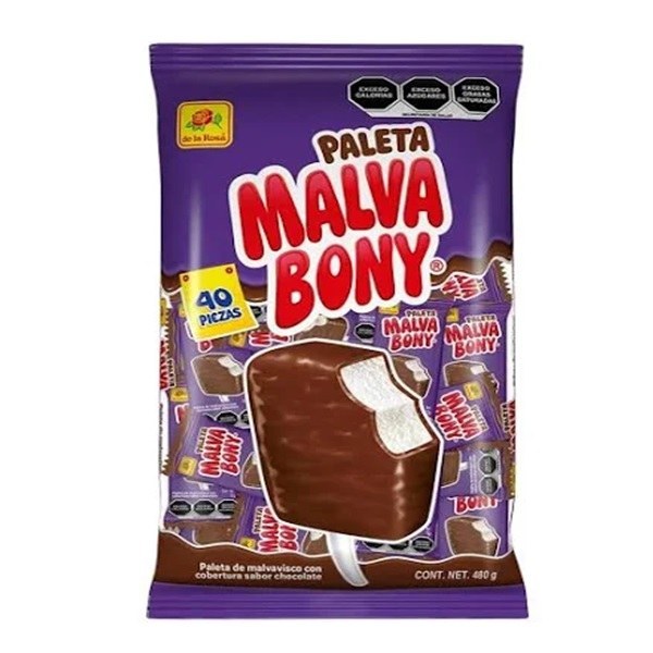 PALETA MALVABONY C/40 PIEZAS