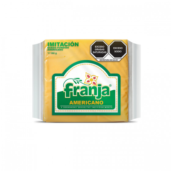 QUESO AMERICANO FRANJA 144 GR