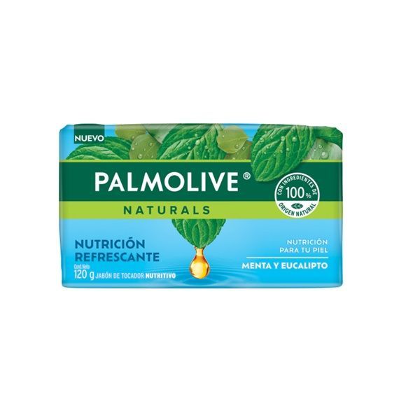 JABON PALMOLIVE NATURALS 120 GR MENTA Y EUCALIPTO