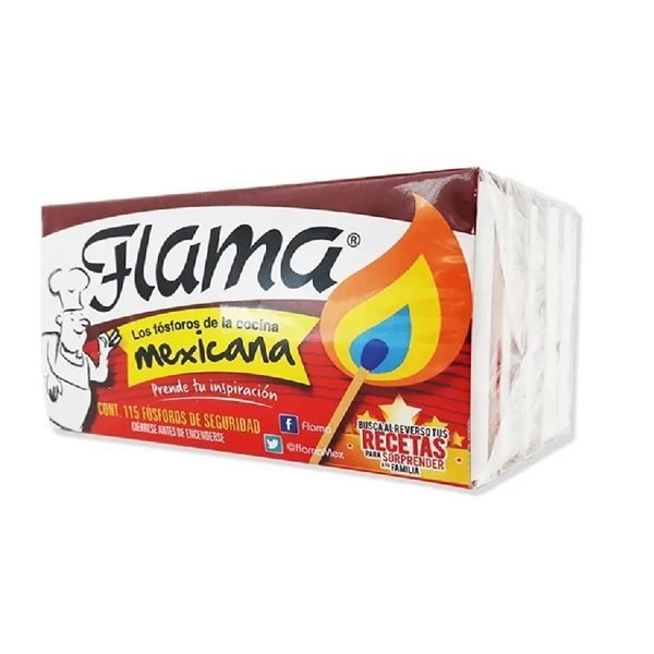 CERILLOS FLAMA C/5 CAJETILLAS DE 115 PZ