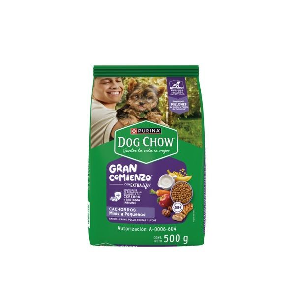 ALIMENTO PERRO DOG CHOW PUPPY 500 GR