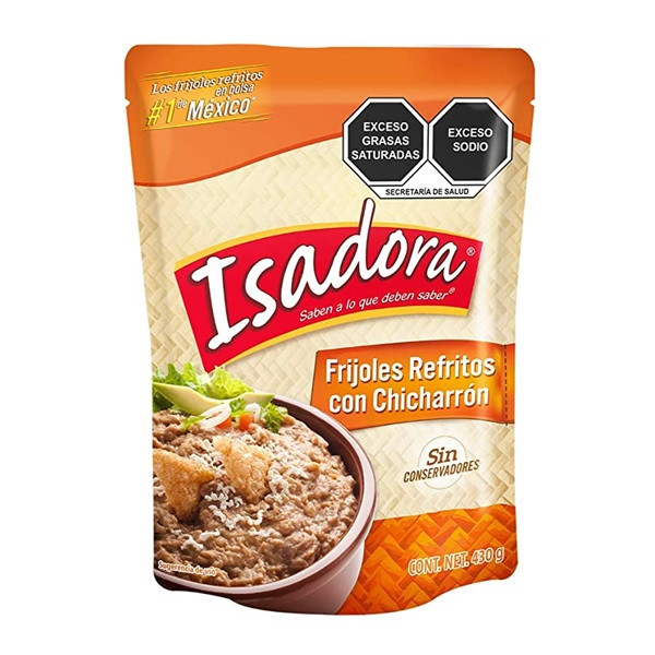 FRIJOL ISADORA CON CHICHARRON 430 GR