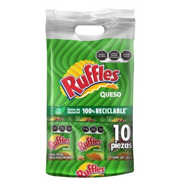 RUFFLES QUESO 10 PACK DE 45 GR [5265] : Comercial Treviño