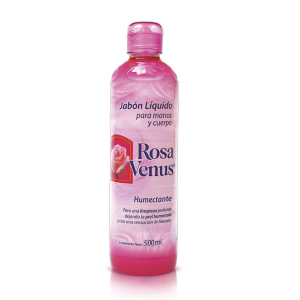 JABON LIQUIDO ROSA VENUS 500 ML