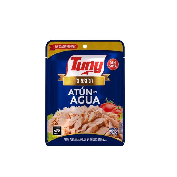 ATUN TUNY POUCH 75 GR AGUA