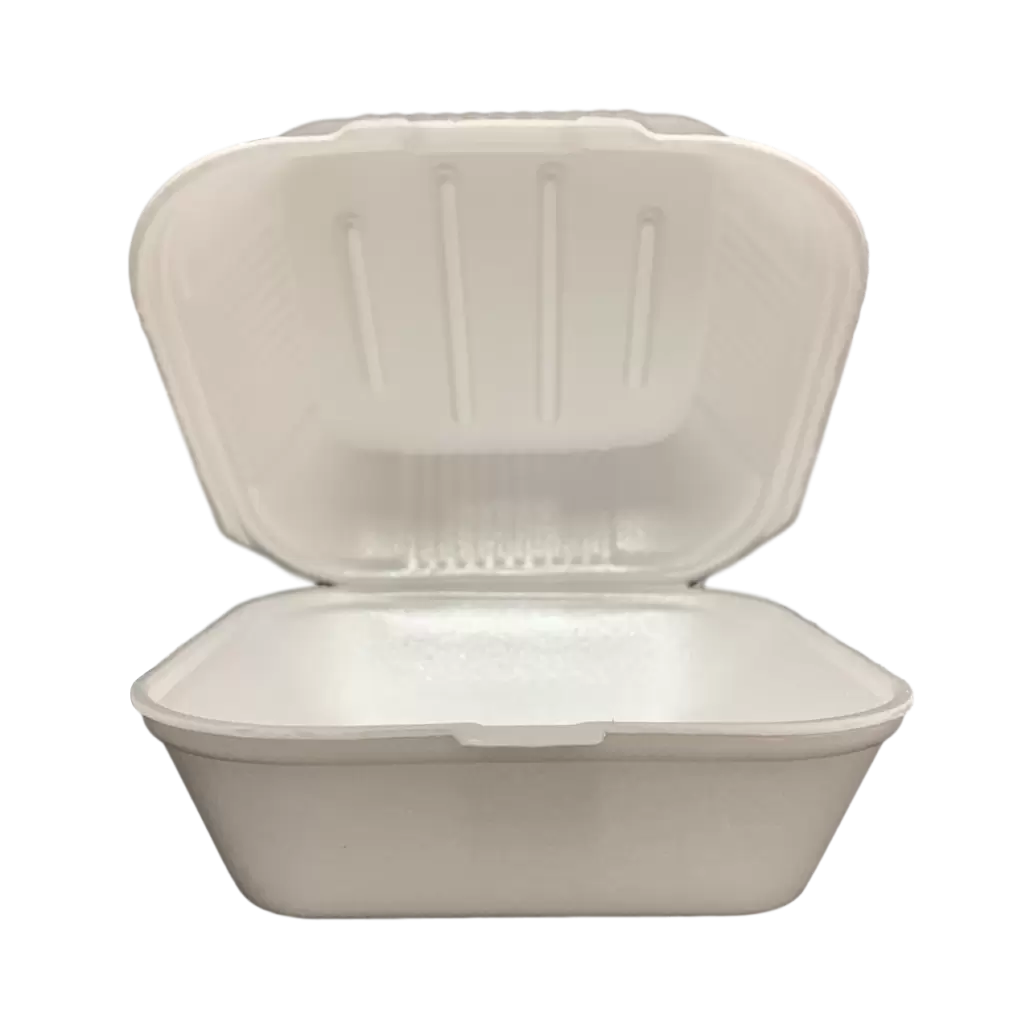CONTENEDOR HAMBURGUESA BLANCO REYMA C/50