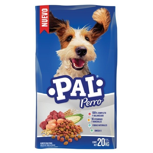 ALIMENTO MASCOTAS PAL PERRO 20 KG