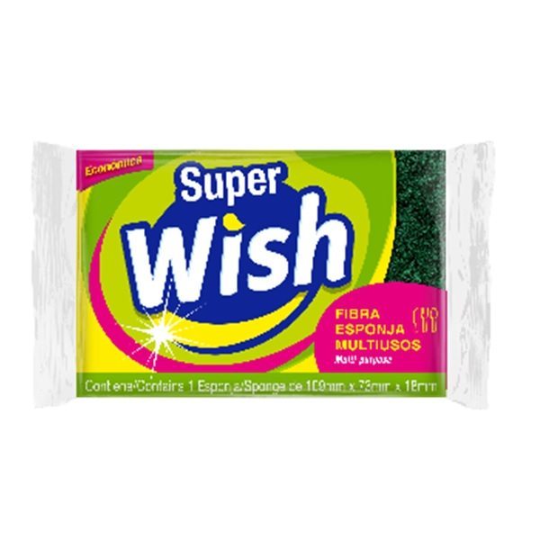 ESPONJA MULTIUSOS SUPER WISH 1 PIEZA