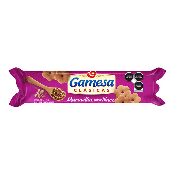 GALLETAS MARAVILLAS SABOR NUEZ 116 GR