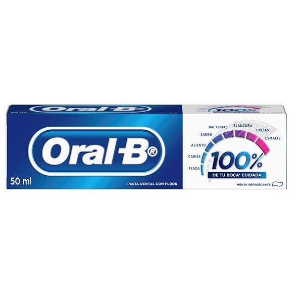 PASTA DENTAL ORAL-B 100% 50 ML