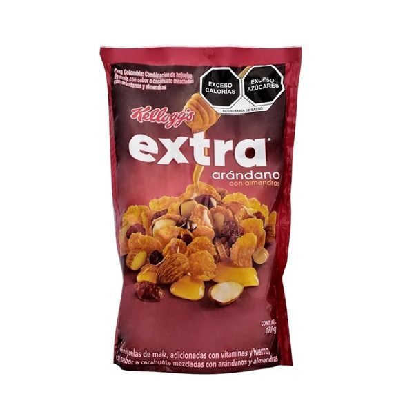 CEREAL EXTRA KELLOGGS 130 GR ARANDANO CON ALMENDRAS