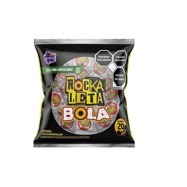 ROCKABOLA 320 GR CON 20 PIEZAS