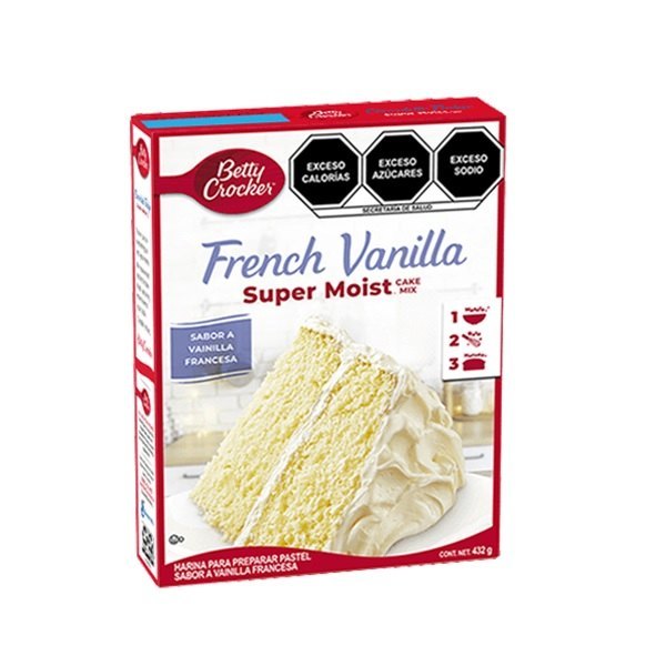 HARINA PASTEL BETTY CROCKER 375 GR FRENCH VAINILLA