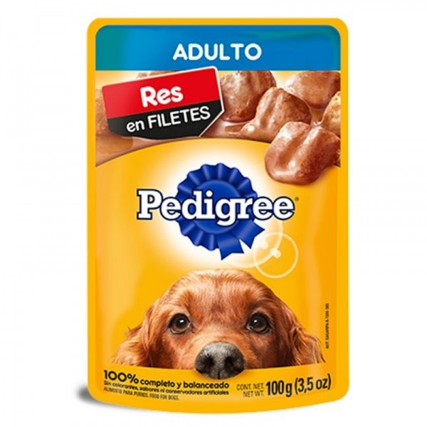 PEDIGREE ADULTO POUCH 100 GR RES