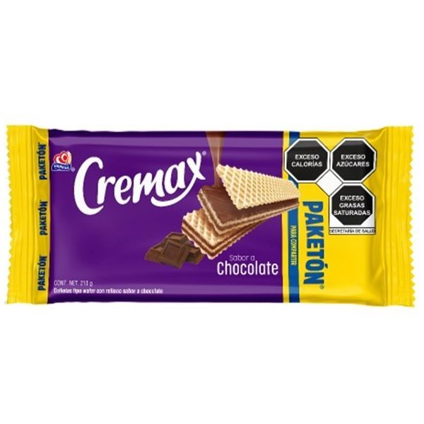 GALLETAS CREMAX 213 GR CHOCOLATE