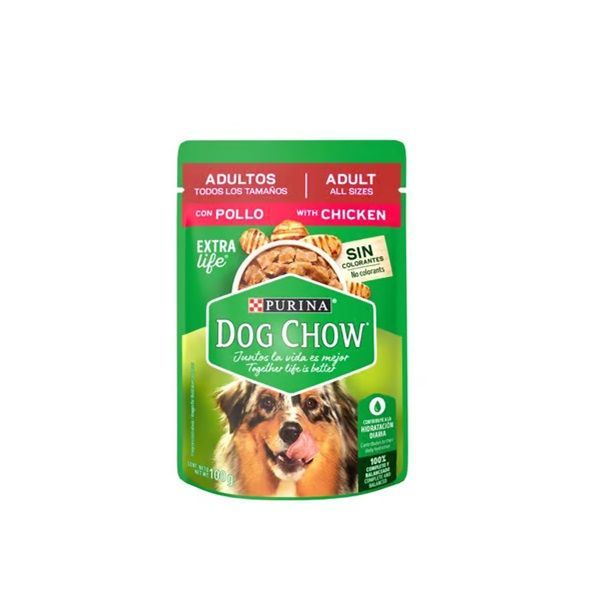 DOG CHOW POUCH ADULTO 100 GR POLLO