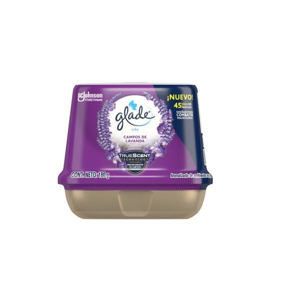 AROMATIZANTE GLADE CUBO 180 GR LAVANDA