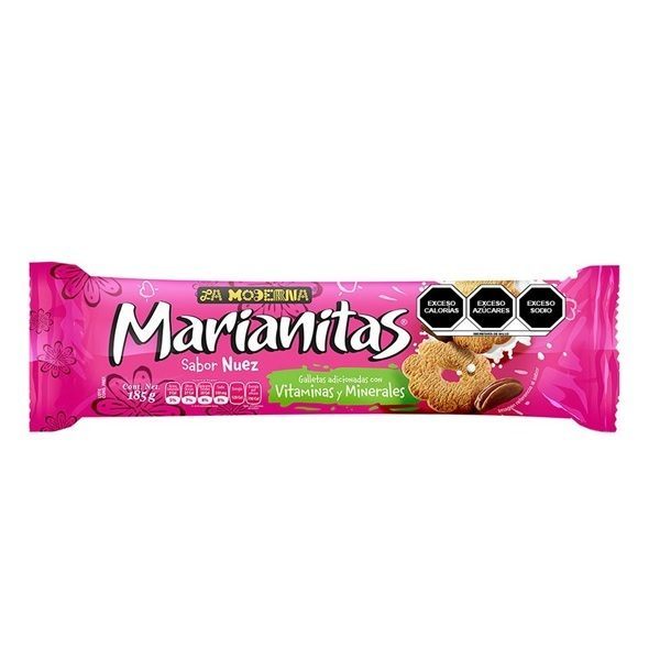 GALLETAS MARIANITAS LA MODERNA 185 GR NUEZ