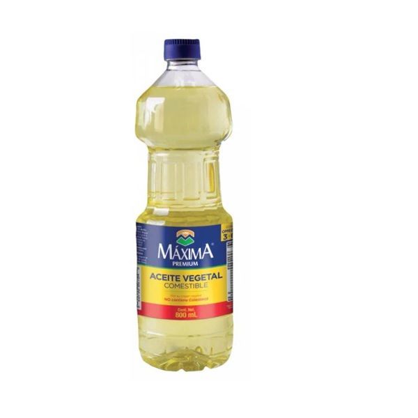 ACEITE VEGETAL MAXIMA PREMIUM 800 ML