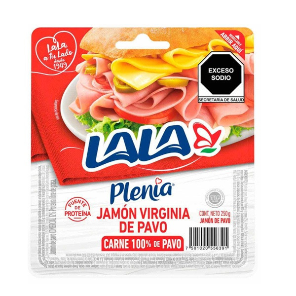 JAMON VIRGINIA PAVO LALA PLENIA 250 GR