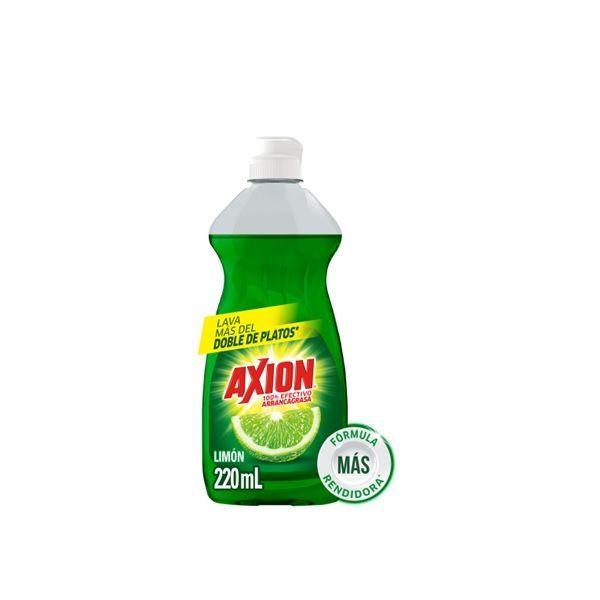 LAVATRASTES LIQUIDO AXION LIMON 220 ML