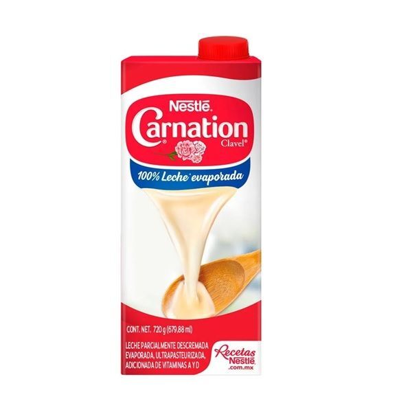 LECHE EVAPORADA CARNATION CLAVEL 720 GR