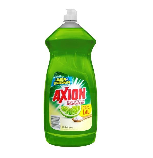 LAVATRASTES LIQUIDO AXION 1.4 LITROS FUSION BICARBONAT&LIMON