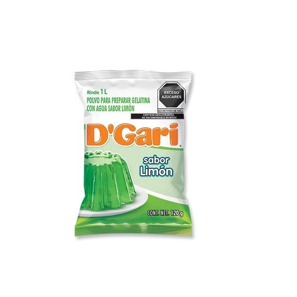 GELATINA D GARI 120 GR LIMON