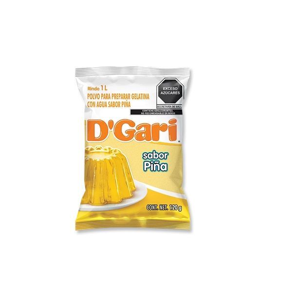 GELATINA D GARI 120 GR PIÑA